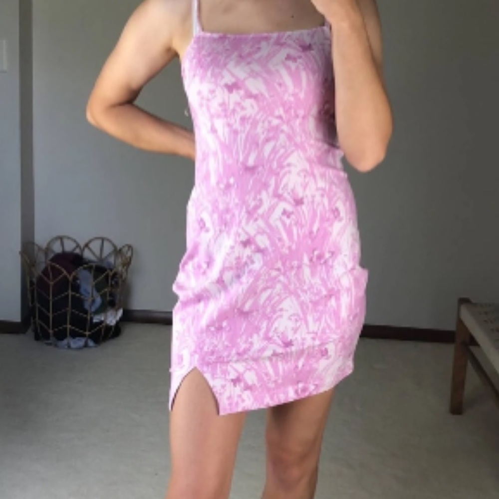 Nordstrom BP: Y2k Pink Butterfly Dress